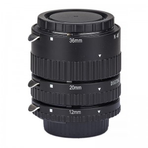 Набор из 3х колец Phottix AF для макросъемки c Nikon (метал.)