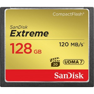   Sandisk 128GB Extreme CF 120MB/s  (SDCFXSB-128G-G46)